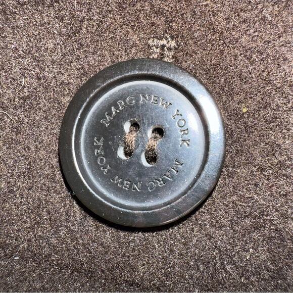 Marc New York Women's Dark Brown Cashmere Blend Mid-Length Winter Coat Size 8 - Picture 9 of 12